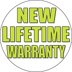 New Lifetime Warranty
